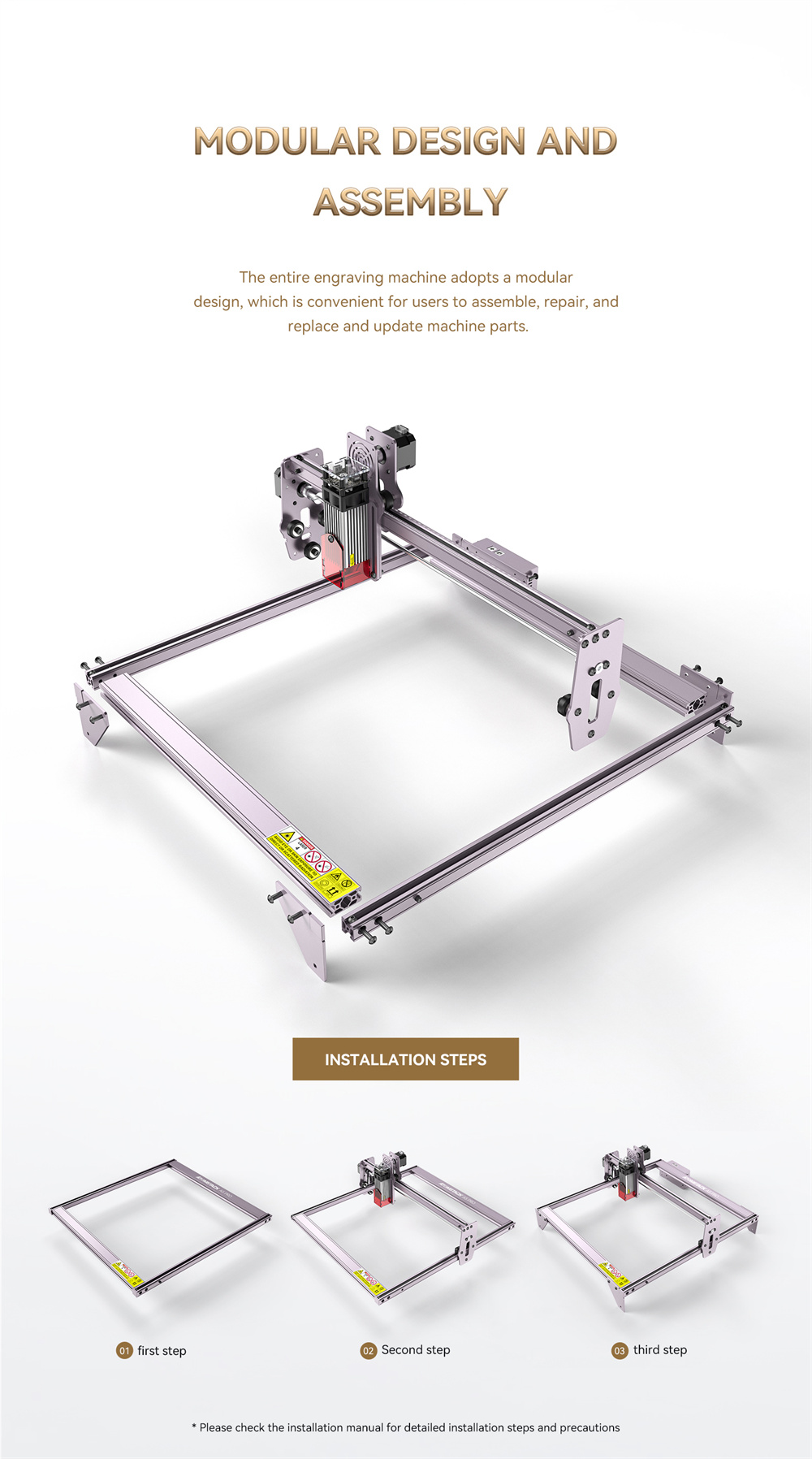 Uumlberholte-ATOMSTACK-A5-PRO-40W-Lasergraviermaschine-mit-55W-optischer-Leistung410x400mm-Flaumlche-2023870-20